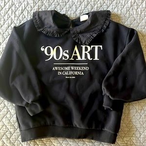 Zara girls sweatshirt size 10